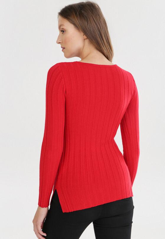 Czerwony Sweter Elineth 3