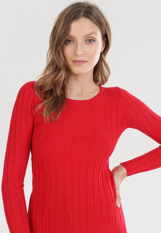 Czerwony Sweter Elineth 4