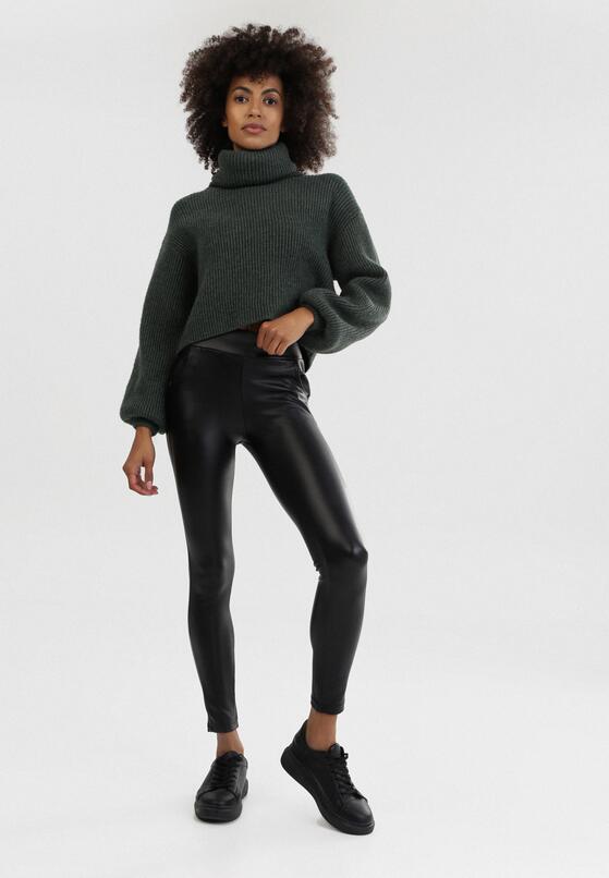 Czarne Spodnie Skinny Yreleva 2