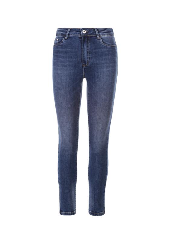 Niebieskie Jeansy Skinny Risnessa 5