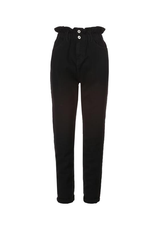 Czarne Jeansy Mom Fit Nymvielle 5