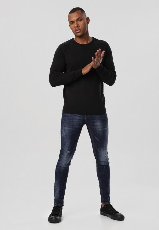 Granatowe Jeansy Slim Farrowdown 2