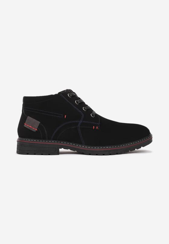 Czarno-Czerwone Botki Greatleaf 1