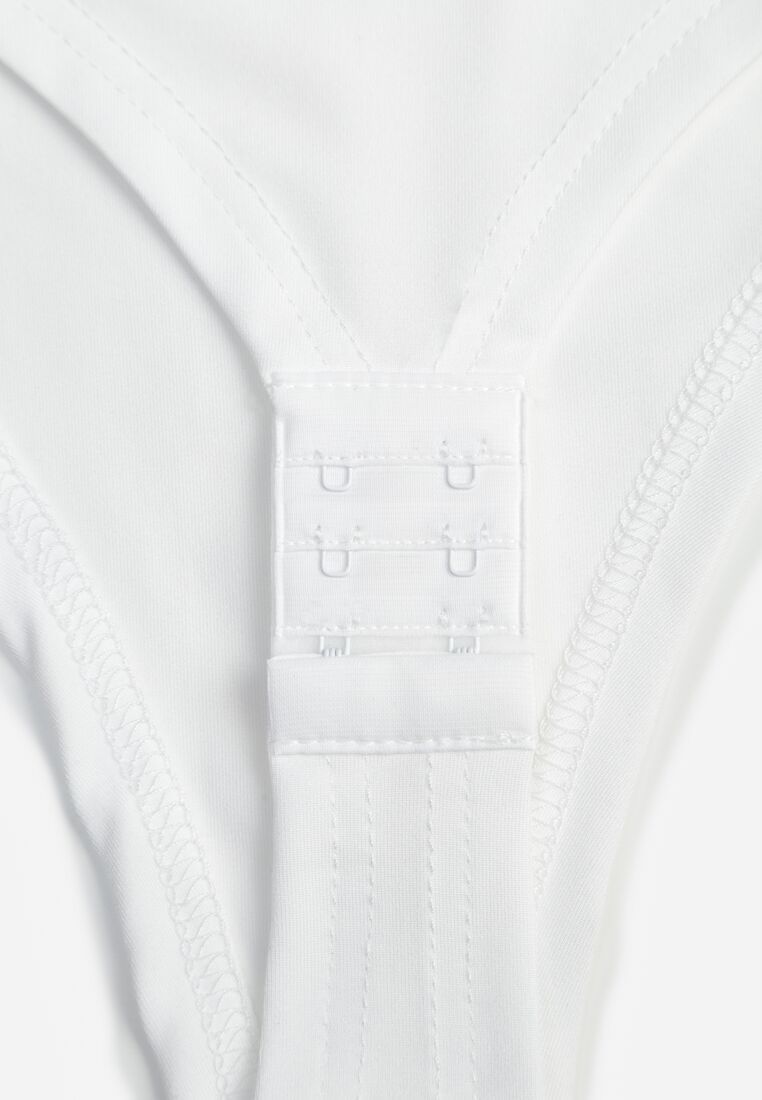 Białe Body z Wiskozą i Kopertowym Dekoltem Candletree 8