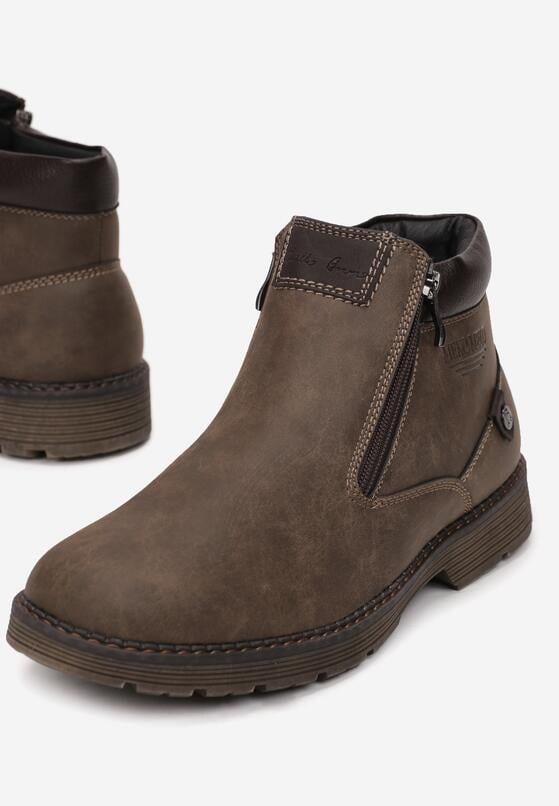 Brązowe Botki Larirephis 3