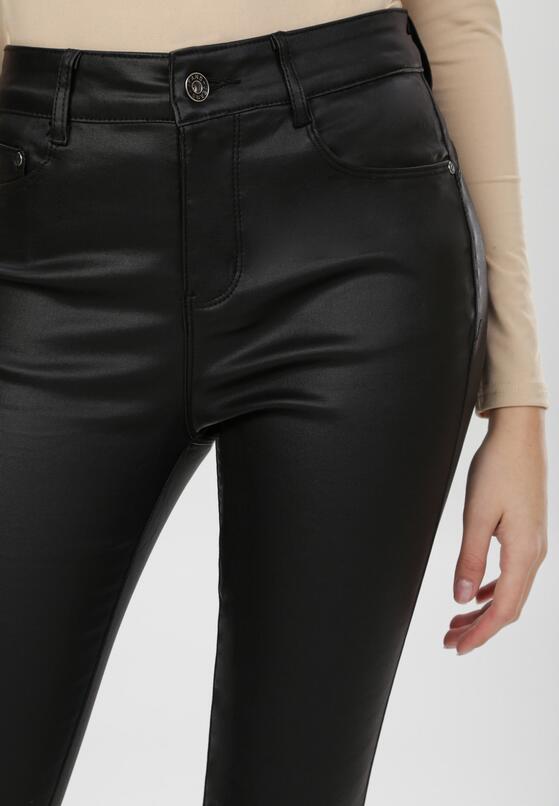 Czarne Spodnie Skinny Sharnila 4