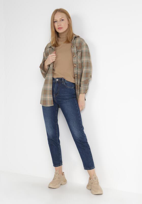 Granatowe Jeansy Slouchy Broombutter 2