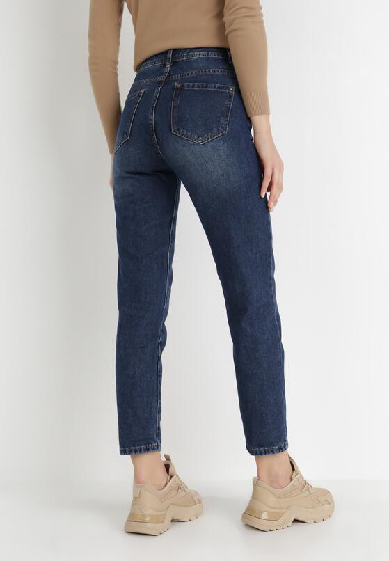 Granatowe Jeansy Slouchy Broombutter 3