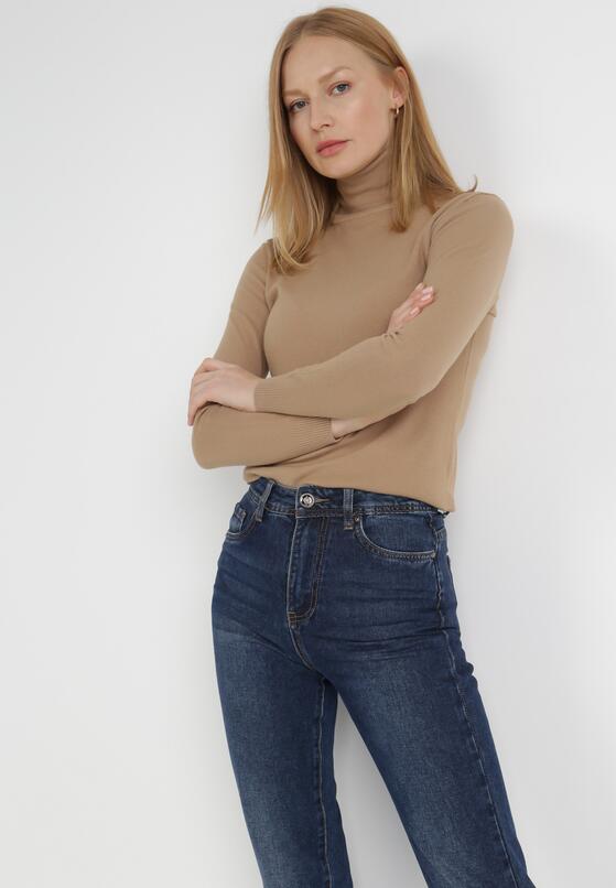 Granatowe Jeansy Slouchy Broombutter 4