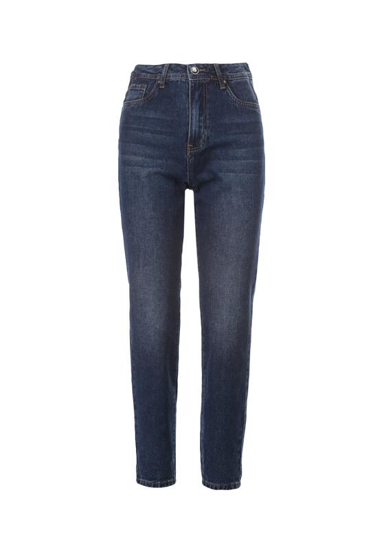 Granatowe Jeansy Slouchy Broombutter 6