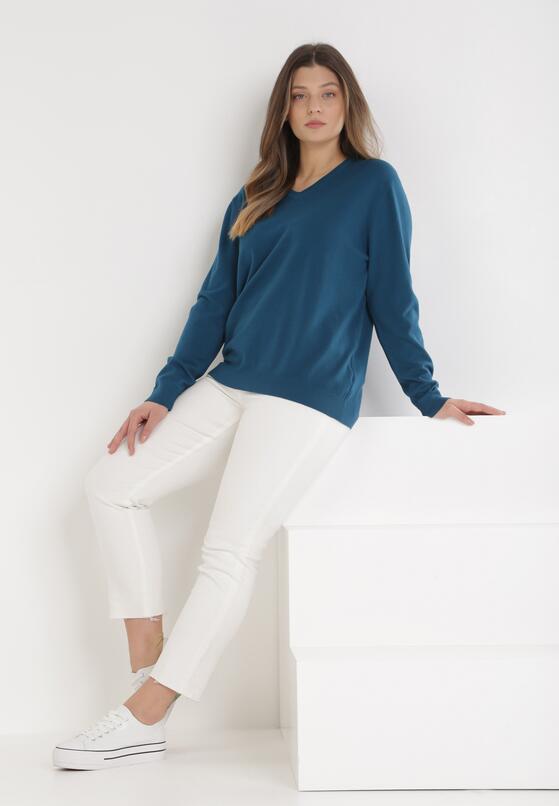 Granatowy Sweter Smartcrest 2