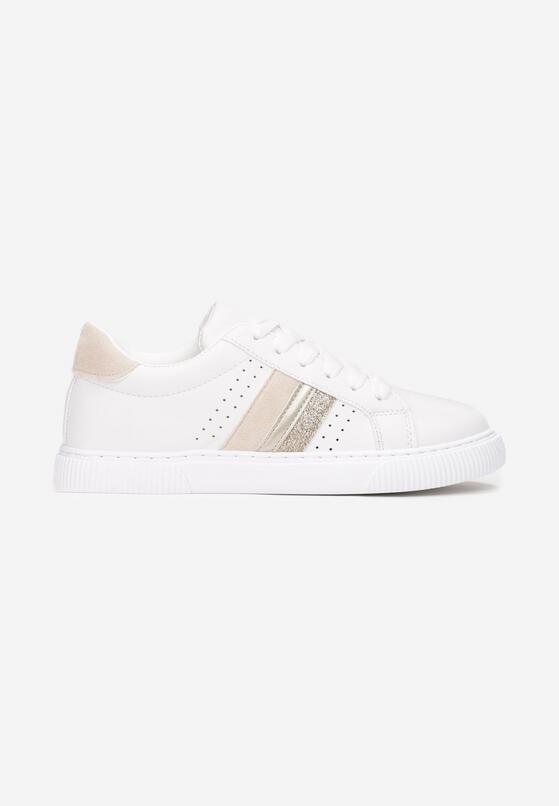 Biało-Beżowe Buty Sportowe Echiteia 3