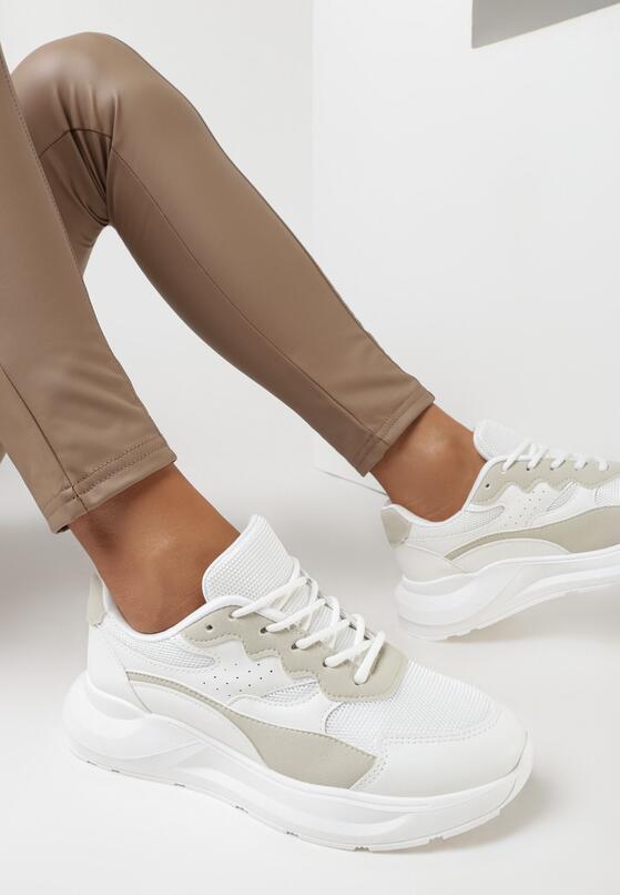 Białe Sneakersy Eireshell 1