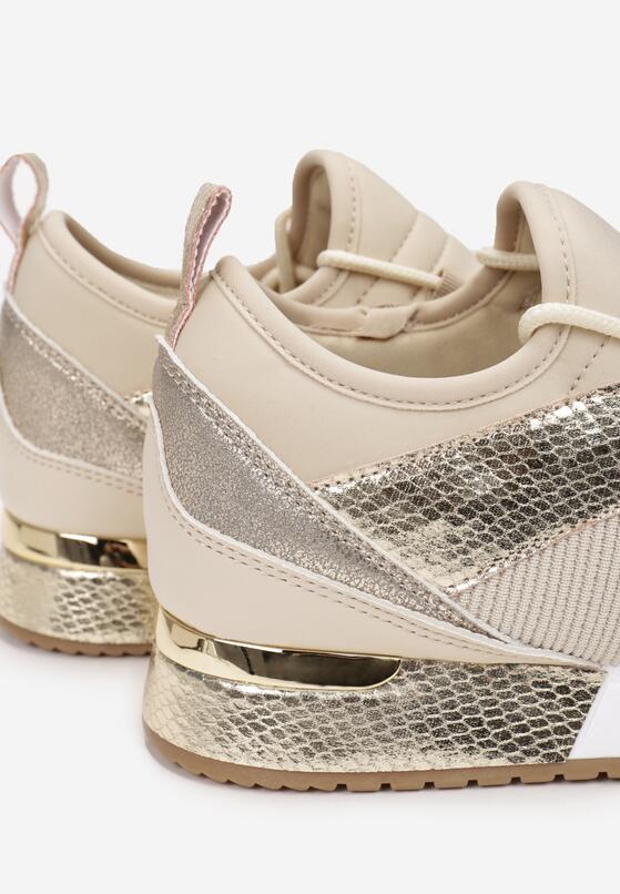 Beżowe Buty Sportowe Ennerr 6