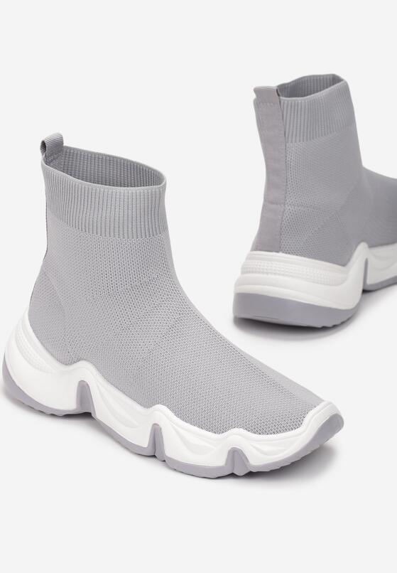 Szare Sneakersy Galexialyn 5