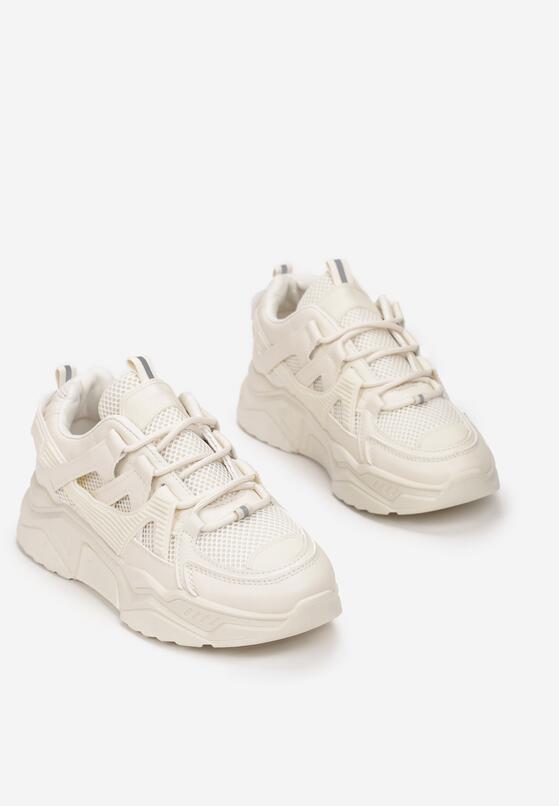 Beżowe Sneakersy Wilhelmina 4