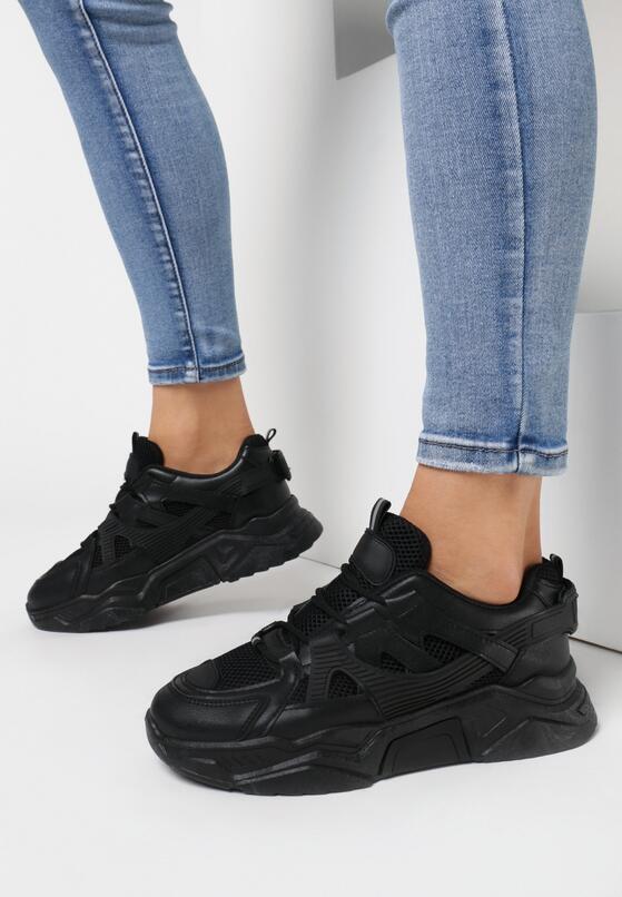 Czarne Sneakersy Wilhelmina 1