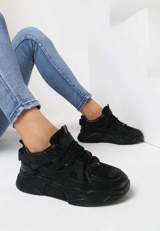 Czarne Sneakersy Wilhelmina 2