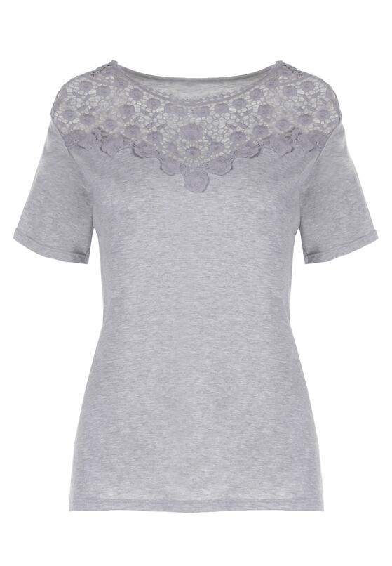 Szary T-shirt Zeuxose 6
