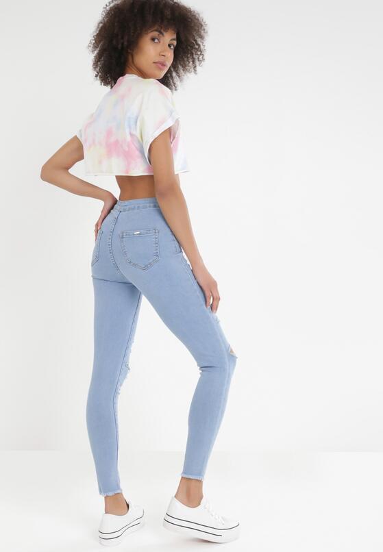 Jasnoniebieskie Jeansy Skinny Salonophe 3