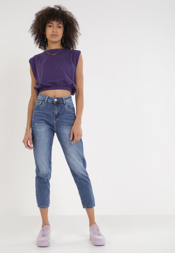 Niebieskie Jeansy Mom Fit Anarinia 4