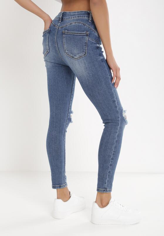 Niebieskie Jeansy Skinny Thasea 3