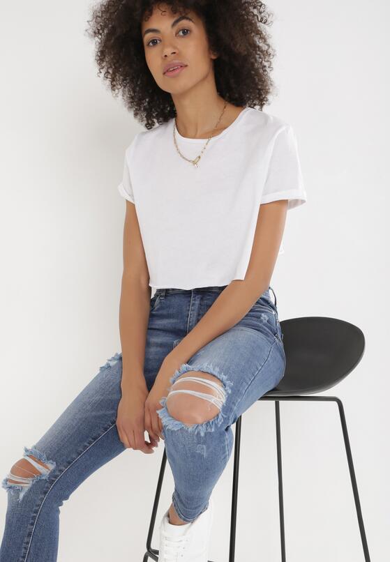 Niebieskie Jeansy Skinny Thasea 4