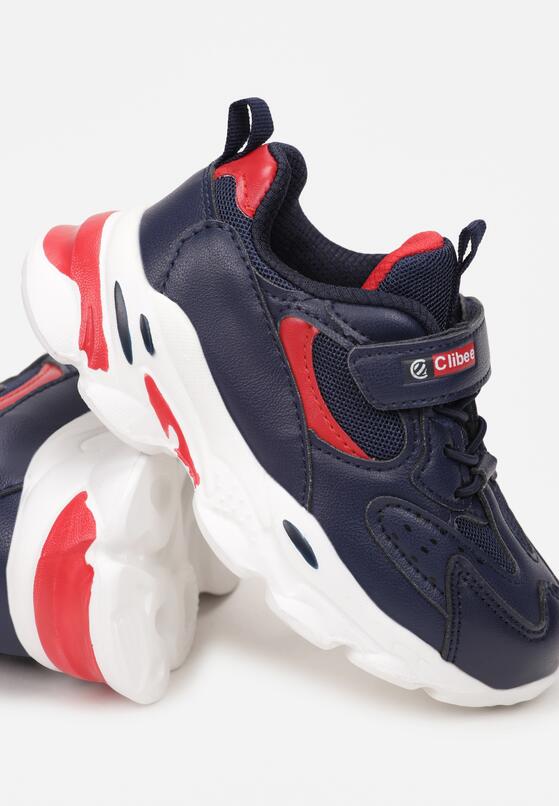 Niebiesko-Czerwone Buty Sportowe Aebby 3