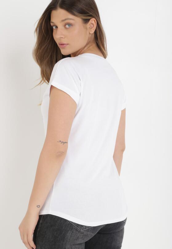 Biały T-shirt Cayetlin 3