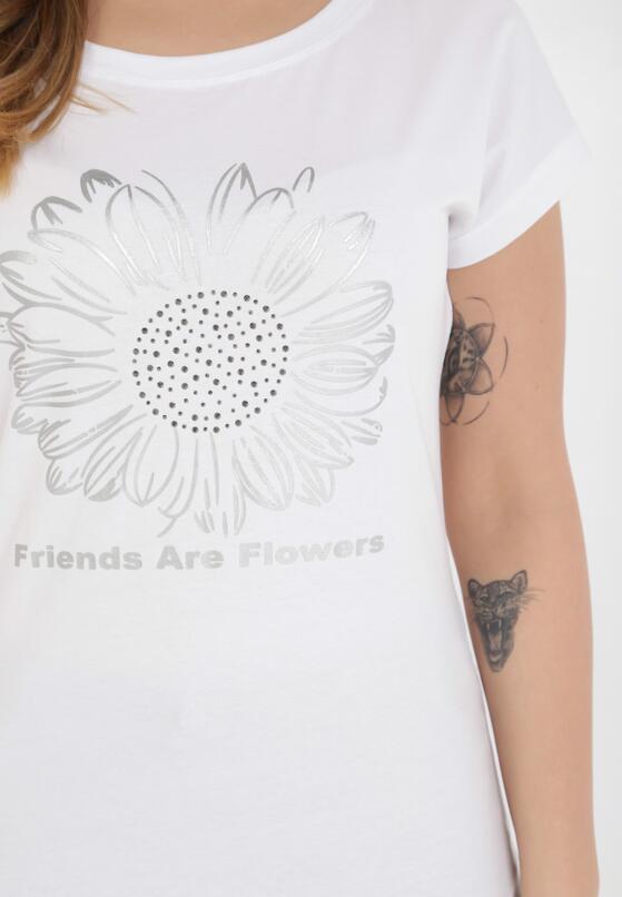 Biały T-shirt Cayetlin 5