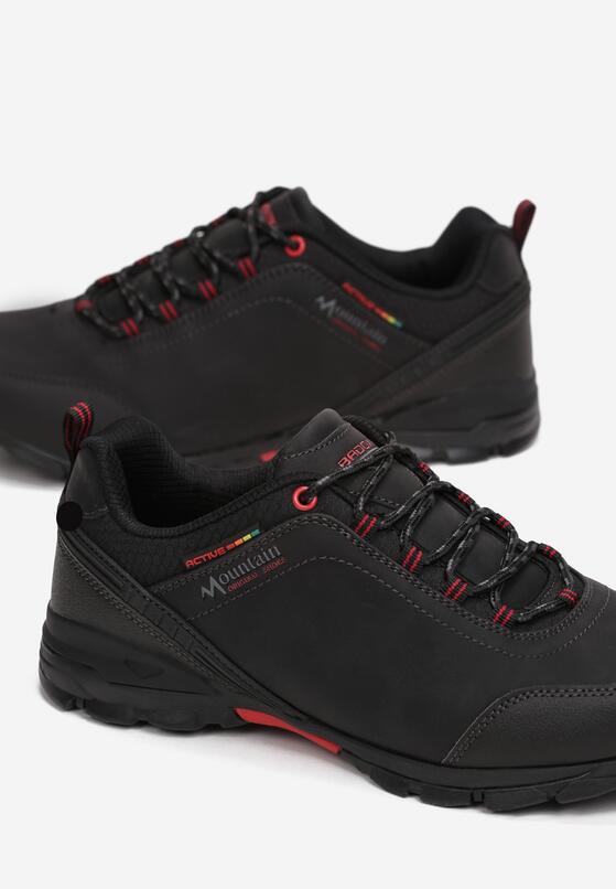 Czarno-Czerwone Buty Sportowe Shaerra 4