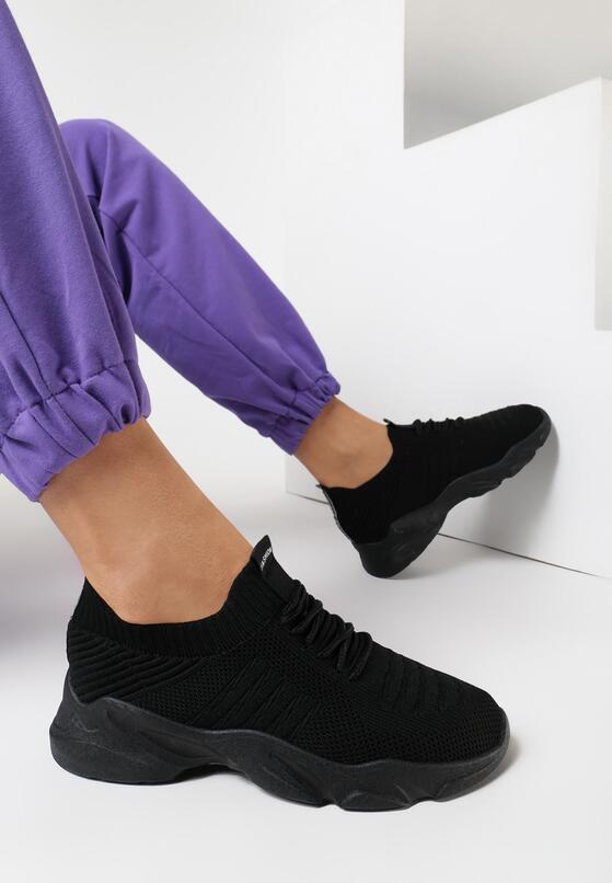 Czarne Buty Sportowe Allany 1