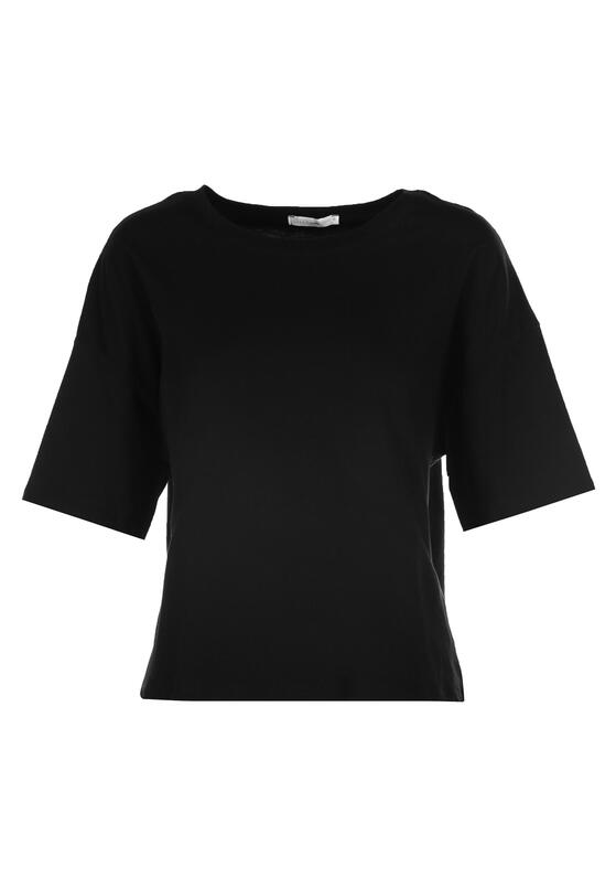 Czarny T-shirt Qiquinal 6