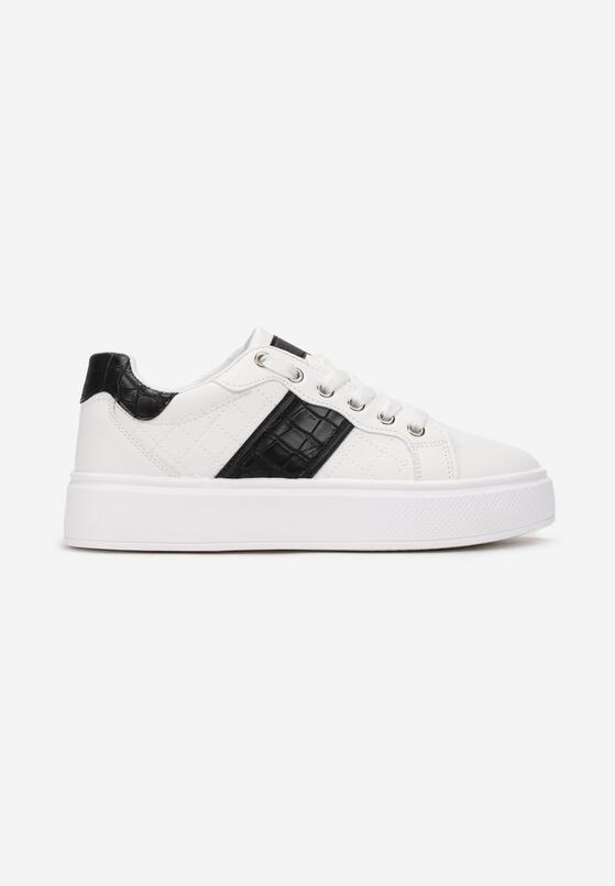 Biało-Czarne Sneakersy Gzrel 3