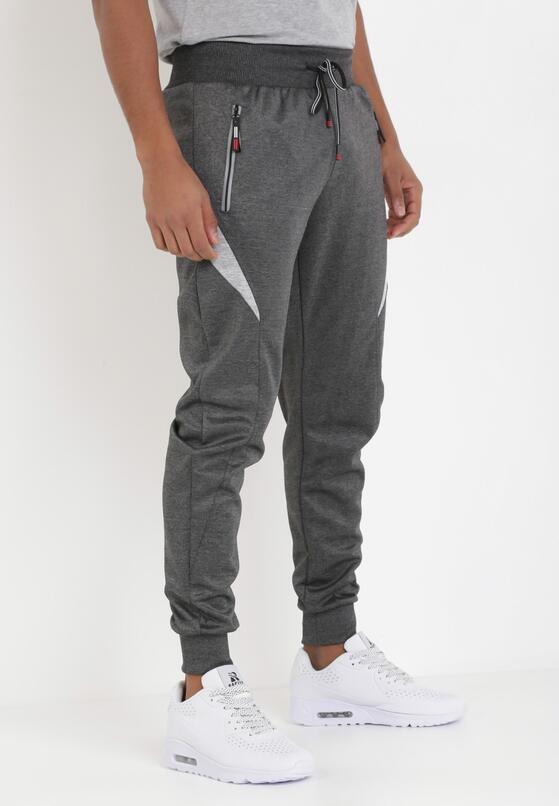 Ciemnoszare Spodnie Dresowe Dalirina 1