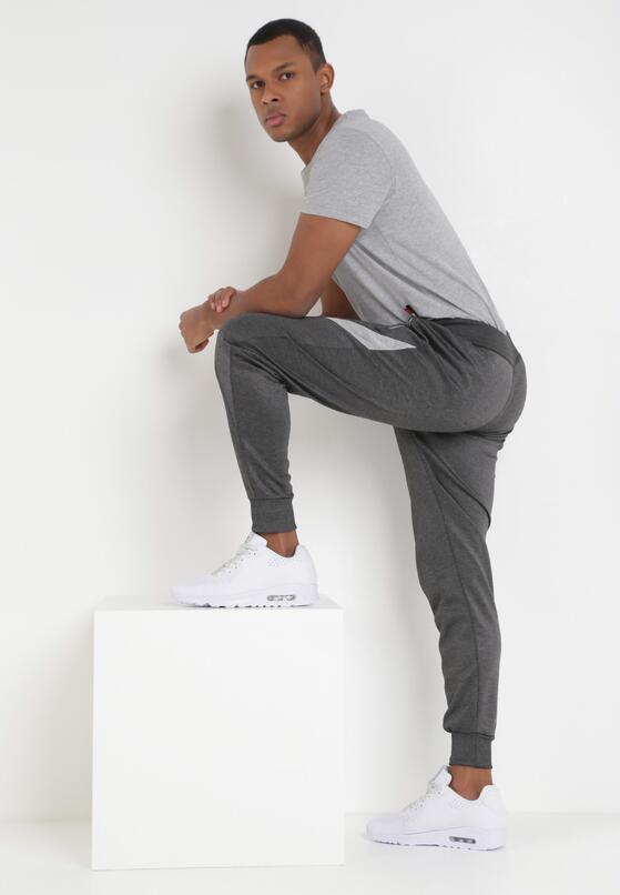 Ciemnoszare Spodnie Dresowe Dalirina 2