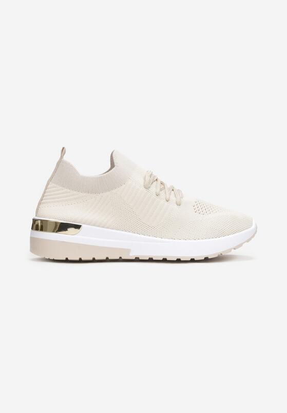 Beżowe Buty Sportowe Kaigune 3
