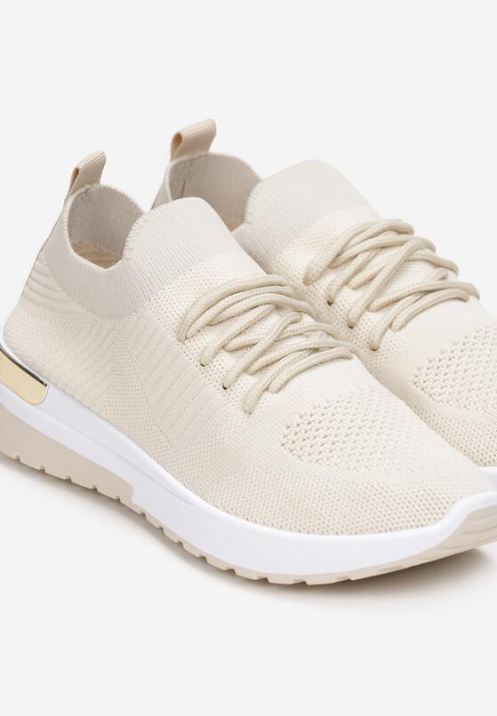 Beżowe Buty Sportowe Kaigune 5