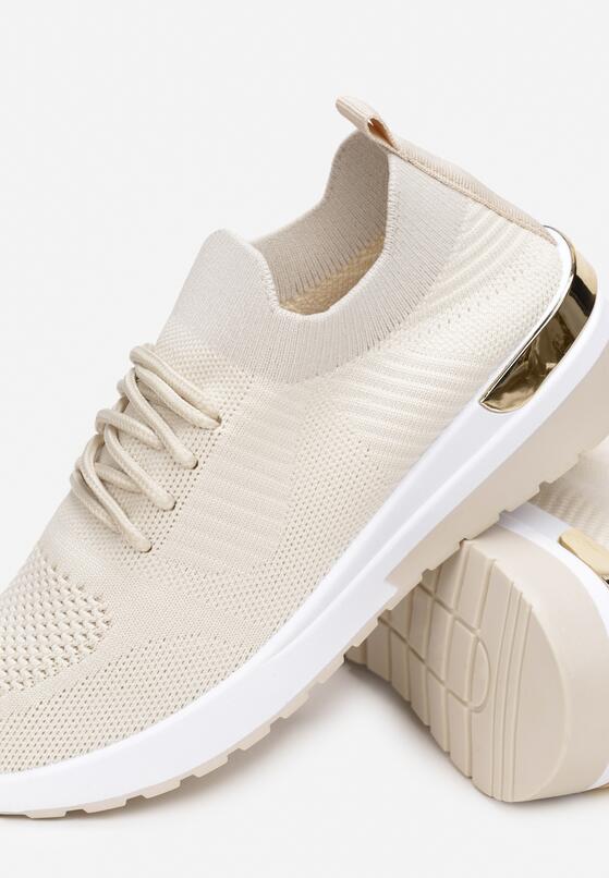 Beżowe Buty Sportowe Kaigune 6