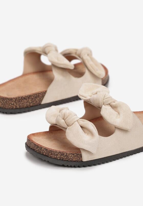 Beżowe Klapki Neamesise 6