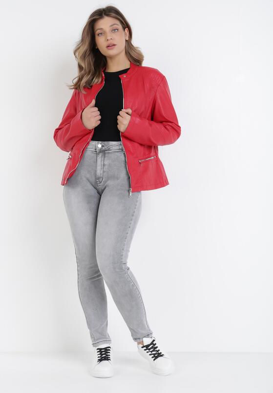 Jasnoszare Jeansy Slim Theaneilla 4