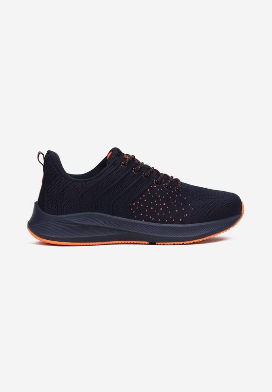 Pantofi sport Bleumarin cu portocaliu 1