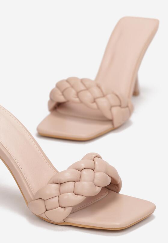 Różowe Klapki Bathelia 5