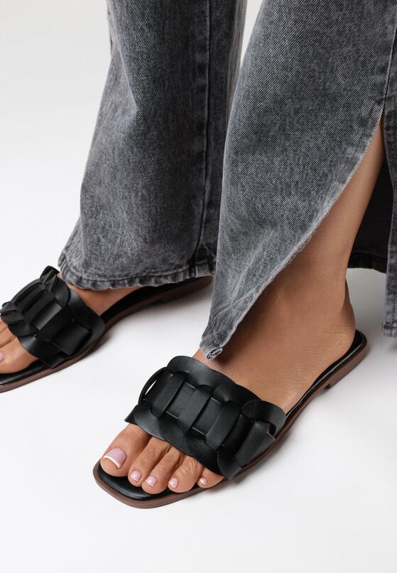 Czarne Klapki Phaethionis 2