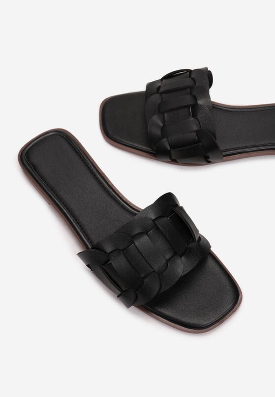 Czarne Klapki Phaethionis 6