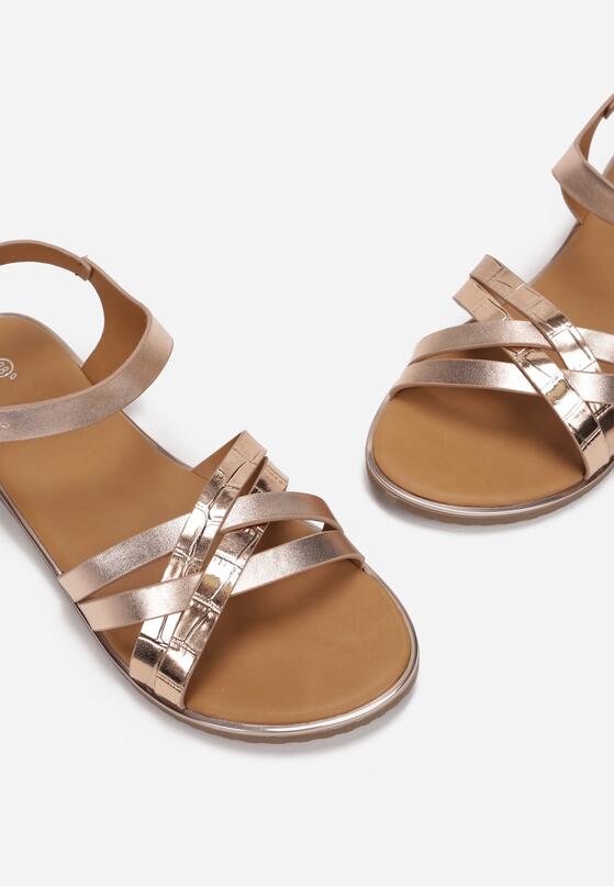 Szampańskie Sandały Acosixa 6