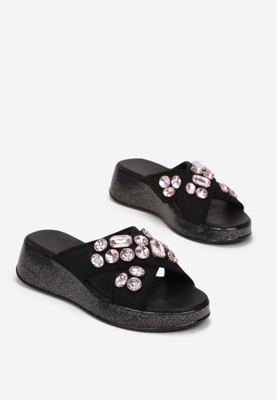 Czarne Klapki Phrinohre 4