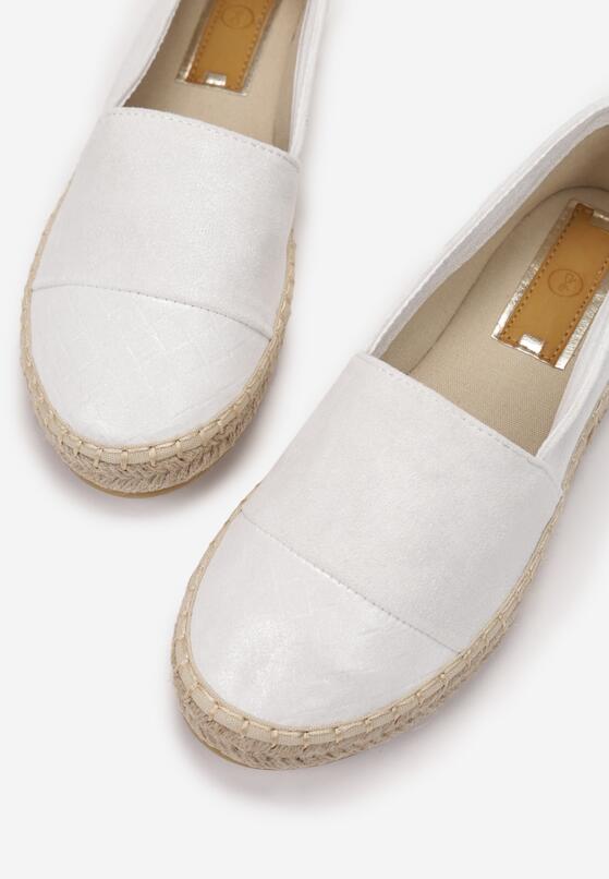 Białe Espadryle Lisine 6
