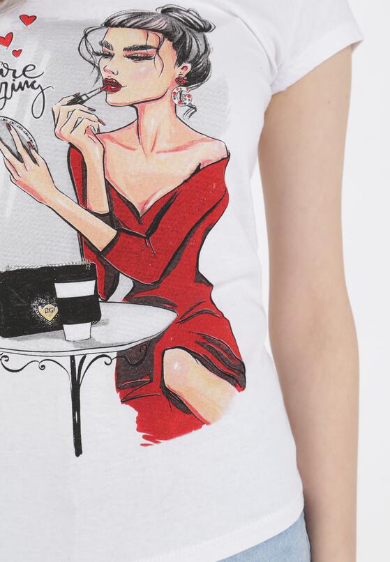 Biały T-shirt Thyxis 5