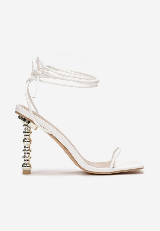 Białe Sandały Metiodora 3
